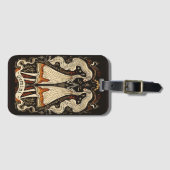 Bagagelabel Gemini Hemelse Zodiac Art (Voorkant (horizontaal))