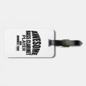 Bagagelabel geweldige Bass Clarinet Player (Achterkant horizontaal)