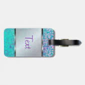 bagagelabel Glitter Star Dust (Achterkant horizontaal)