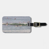 Bagagelabel Hawaiiaanse surfers Waikiki (Voorkant horizontaal)