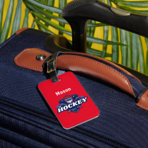 Bagagelabel Hockey Gear - Gepersonaliseerd - Naam