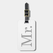 Bagagelabel - Honeymoon Luggage (Voorkant verticaal)