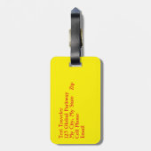 /BAGAGELABEL/HUMOROUW QUOTE/KOM MET BAGAGELABEL (Achterkant verticaal)