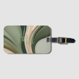 Bagagelabel in stijlvolle graphics