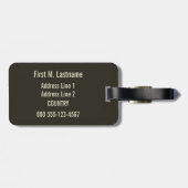 bagagelabel Italië (Achterkant horizontaal)