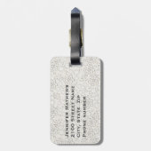 Bagagelabel kant-en-klare aangepaste bride (Achterkant verticaal)