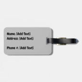 Bagagelabel Kat afsnijden (Achterkant horizontaal)