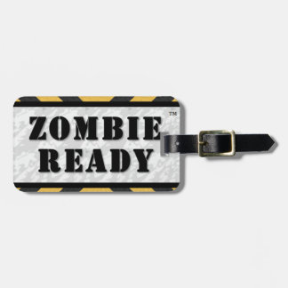 Bagagelabel klaar voor Zombie / Label voor tandwie