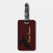 Bagagelabel konijn (Achterkant verticaal)