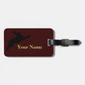 Bagagelabel konijn (Achterkant horizontaal)