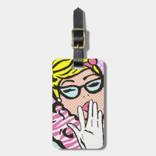 Bagagelabel La-Di-Da Lady Comic Book