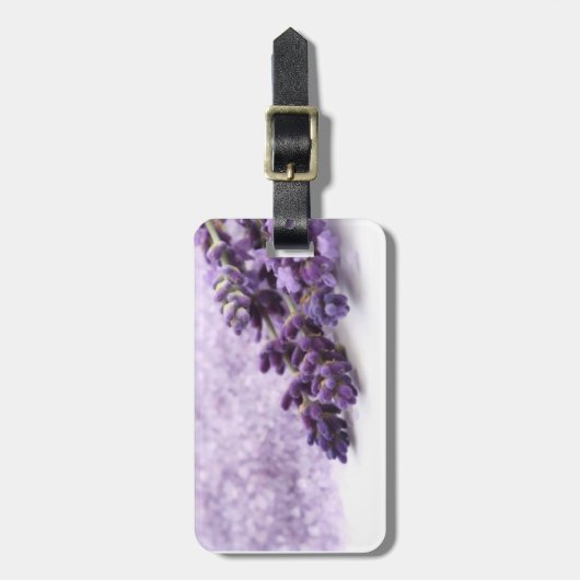 Bagagelabel lavender (Voorkant verticaal)