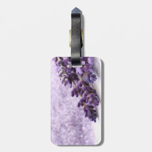 Bagagelabel lavender (Achterkant verticaal)