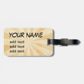 Bagagelabel Londen (Achterkant horizontaal)