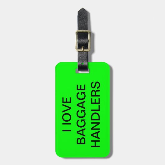 Bagagelabel Mail Handler (Voorkant verticaal)