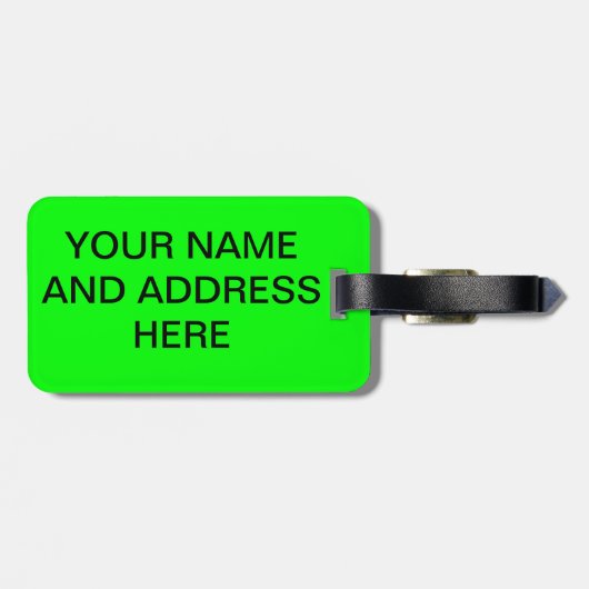 Bagagelabel Mail Handler (Achterkant horizontaal)