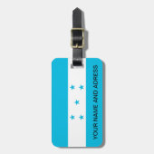 Bagagelabel met de vlag van Honduras (Voorkant verticaal)