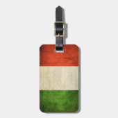 bagagelabel met de vlag van Italië (Voorkant verticaal)