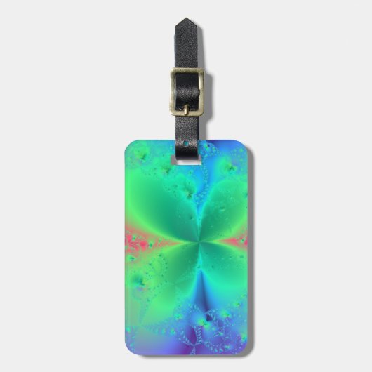 Bagagelabel met feeënavleugels (Voorkant verticaal)