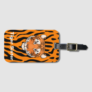 Bagagelabel met het thema "Tijger zuster"