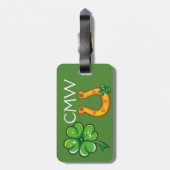 Bagagelabel met Irish Blessing - SRF (Achterkant verticaal)