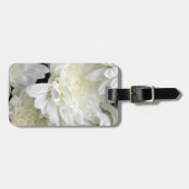 bagagelabel met lederen riem (Voorkant horizontaal)