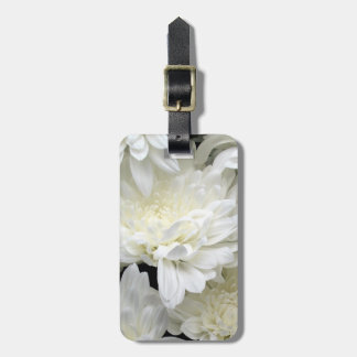 bagagelabel met lederen riem