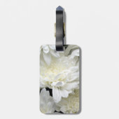 bagagelabel met lederen riem (Achterkant verticaal)