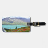 Bagagelabel met lederen riem van de scènes van Ala (Voorkant horizontaal)