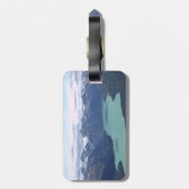 Bagagelabel met lederen riem van de scènes van Ala (Achterkant verticaal)