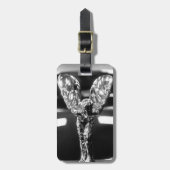 bagagelabel met rolletjes (Voorkant verticaal)