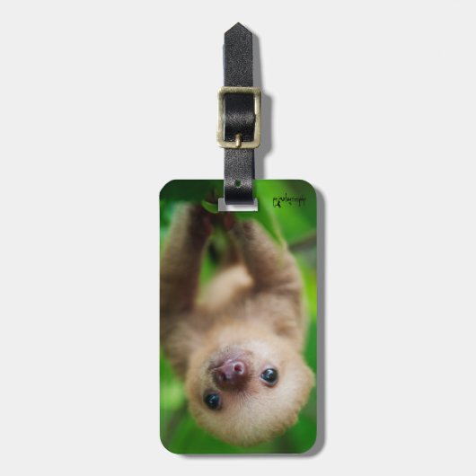 Bagagelabel met sleuf (Voorkant verticaal)