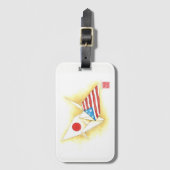 Bagagelabel met Visitekaartje-sleuf (Voorkant (verticaal))