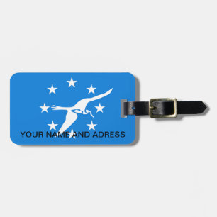 Bagagelabel met Vlag van Corpus Christi City, Vere