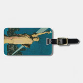 bagagelabel met  Vrijheidsbeeld (Voorkant horizontaal)