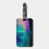 Bagagelabel Noordelijke Lichten (Achterkant verticaal)