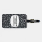 Bagagelabel Notitieboek (Achterkant horizontaal)