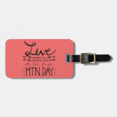 Bagagelabel op de Berg Dag (Voorkant horizontaal)