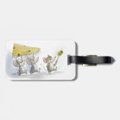 Bagagelabel op de kazen (met olijven) (Achterkant horizontaal)