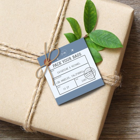 Bagagelabel Opslaan Datum Bedankjes Labels