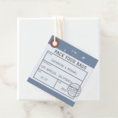 Bagagelabel Opslaan Datum Bedankjes Labels (In situ)