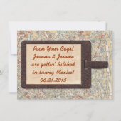 bagagelabel Opslaan Datum Save The Date (Voorkant)