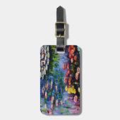 Bagagelabel Paarse monetwatergalgen (Voorkant verticaal)