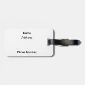 Bagagelabel palmbomen (Achterkant horizontaal)