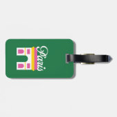 Bagagelabel Parijs (Achterkant horizontaal)