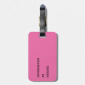 Bagagelabel Parijs Sparkles (Achterkant verticaal)