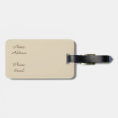 Bagagelabel  paspoortzegels (Achterkant horizontaal)