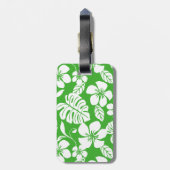 Bagagelabel PINK BIKINI (GRAS GROEN) (Achterkant verticaal)