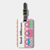 Bagagelabel Polka Dot Purse Handtas (Voorkant verticaal)