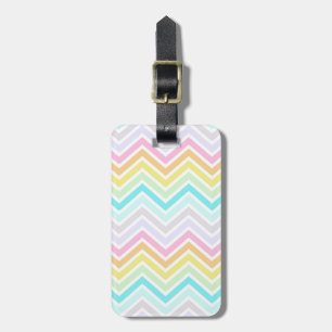 Bagagelabel Rainbow Chevron